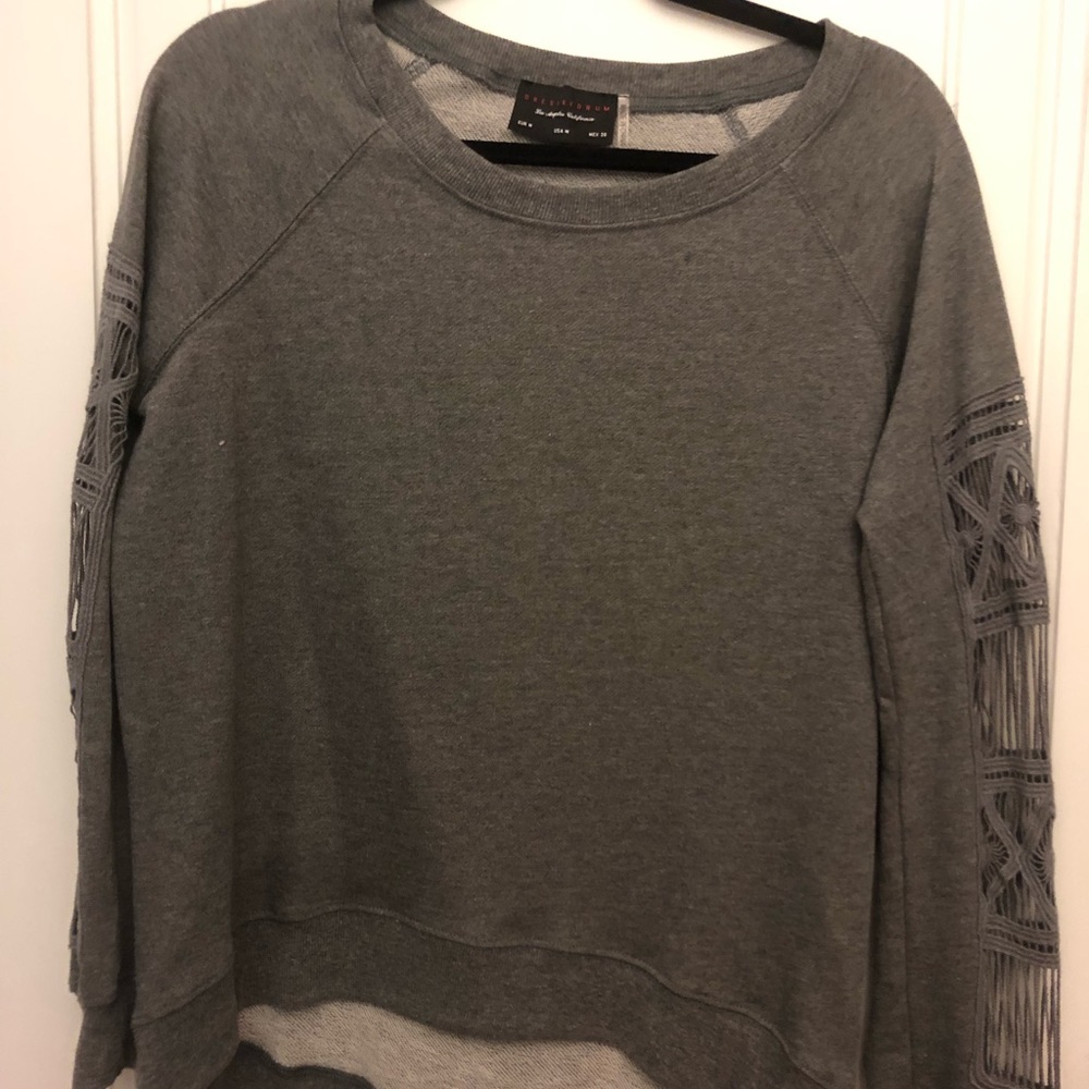 Dress II Forum: long sleeve gray sweater